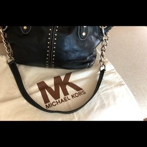 Leather Michael Kors Top Zippered Satchel